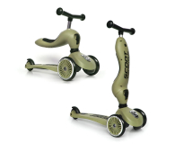 Scoot & Ride Highwaykick 1 Jeździk i hulajnoga 2w1 Olive - 1265377 - zdjęcie 1